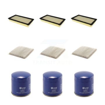 3x Air + 3x Cabin + 3x Engine Oil Filter (9 Total) Kit For 2012-2014 Ford Edge 2.0L KFM-101645