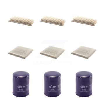 3x Air + 3x Cabin + 3x Engine Oil Filter (9 Total) Kit For 2009-2010 Scion tC 2.4L KFM-101658