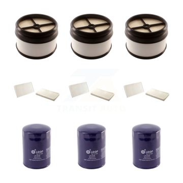 3x Air + 3x Cabin + 3x Engine Oil Filter (9 Total) Kit For GMC Chevrolet Sierra 2500 HD KFM-101670