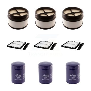 3x Air + 3x Cabin + 3x Engine Oil Filter (9 Total) Kit For GMC Chevrolet Sierra 2500 HD KFM-101671