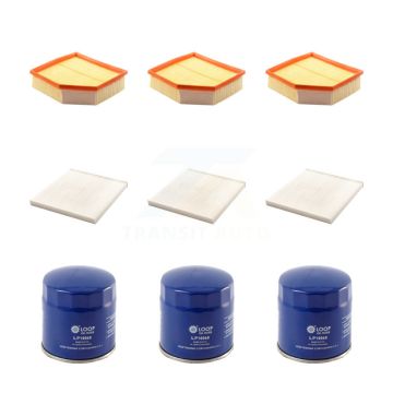 3x Air + 3x Cabin + 3x Engine Oil Filter (9 Total) Kit For 2013-2016 Dodge Dart 2.4L 2.0L KFM-101678