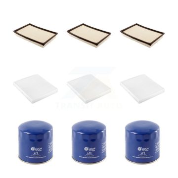 3x Air + 3x Cabin + 3x Engine Oil Filter (9 Total) Kit For Ram 1500 Dodge 2500 3500 KFM-101680