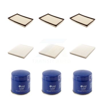 3x Air + 3x Cabin + 3x Engine Oil Filter (9 Total) Kit For Ram 1500 Classic 3500 2500 KFM-101683