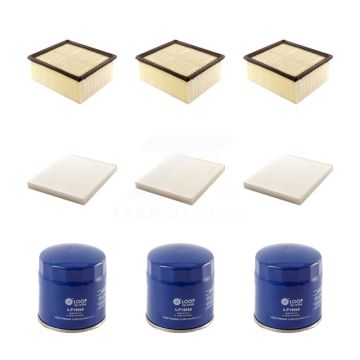 3x Air + 3x Cabin + 3x Engine Oil Filter (9 Total) Kit For Ram 2500 3500 4500 5500 6.4L KFM-101684