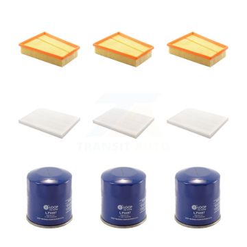3x Air + 3x Cabin + 3x Engine Oil Filter (9 Total) Kit For 2007-2012 Nissan Sentra 2.0L KFM-101687