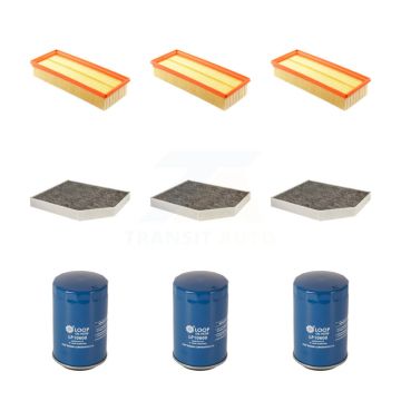 3x Air + 3x Cabin + 3x Engine Oil Filter (9 Total) Kit For Audi Q5 A4 Quattro A5 allroad KFM-101693