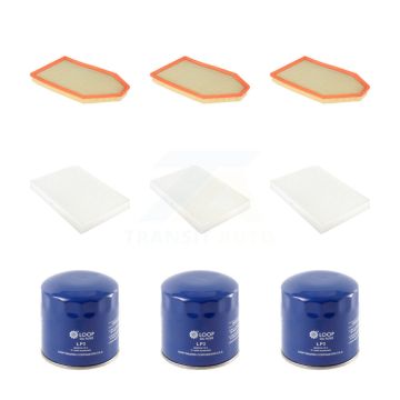 3x Air + 3x Cabin + 3x Engine Oil Filter (9 Total) Kit For Dodge Charger Challenger 300 KFM-101700