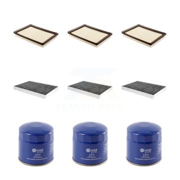 3x Air + 3x Cabin + 3x Engine Oil Filter (9 Total) Kit For Chrysler 300 Dodge Charger KFM-101704