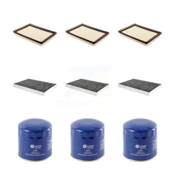 3x Air + 3x Cabin + 3x Engine Oil Filter (9 Total) Kit For Dodge Chrysler 300 Charger KFM-101705