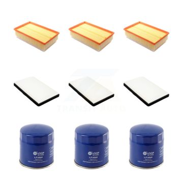 3x Air + 3x Cabin + 3x Engine Oil Filter (9 Total) Kit For 2012 Chevrolet Impala 3.6L KFM-101707