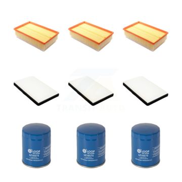 3x Air + 3x Cabin + 3x Engine Oil Filter (9 Total) Kit For Chevrolet Impala Limited KFM-101708