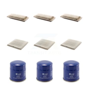3x Air + 3x Cabin + 3x Engine Oil Filter (9 Total) Kit For Toyota Echo Scion xB xA 1.5L KFM-101712