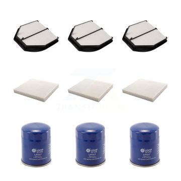 3x Air + 3x Cabin + 3x Engine Oil Filter (9 Total) Kit For 2016-2022 Acura ILX KFM-101729