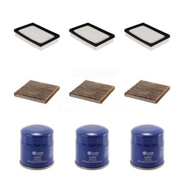 3x Air + 3x Cabin + 3x Engine Oil Filter (9 Total) Kit For 2012-2015 Toyota Prius C KFM-101736