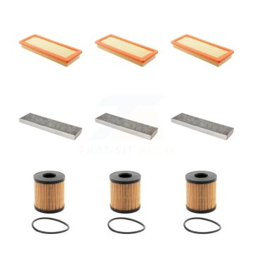 3x Air + 3x Cabin + 3x Engine Cartridge Oil Filter (9 Total) Kit For Mini Cooper Paceman KFM-101751