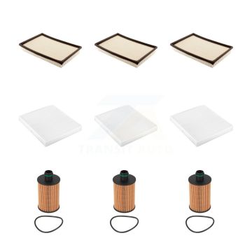 3x Air + 3x Cabin + 3x Engine Cartridge Oil Filter (9 Total) Kit For 14-15 Ram 1500 3.0L KFM-101765