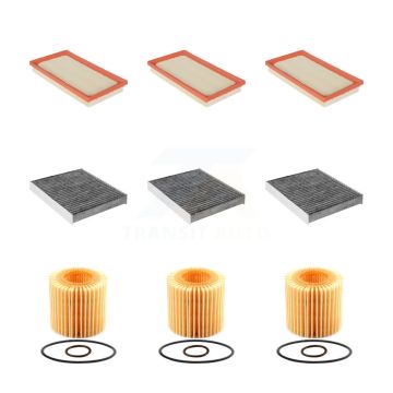 3x Air + 3x Cabin + 3x Engine Cartridge Oil Filter (9 Total) Kit For Toyota C-HR KFM-101777