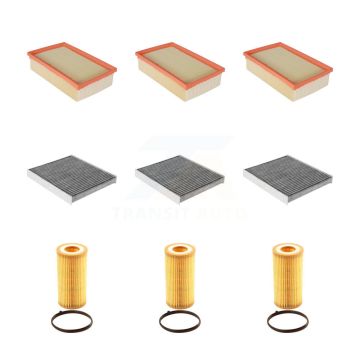 3x Air + 3x Cabin + 3x Engine Cartridge Oil Filter (9 Total) Kit For Audi TT RS Quattro KFM-101794