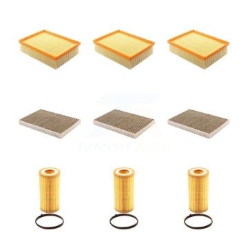 3x Air + 3x Cabin + 3x Engine Cartridge Oil Filter (9 Total) Kit For Audi A4 Quattro KFM-101795