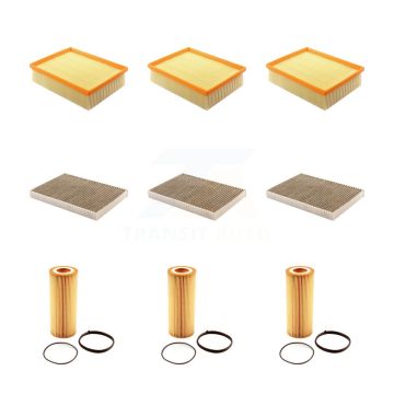 3x Air + 3x Cabin + 3x Engine Cartridge Oil Filter (9 Total) Kit For Audi A4 Quattro 3.2L KFM-101796