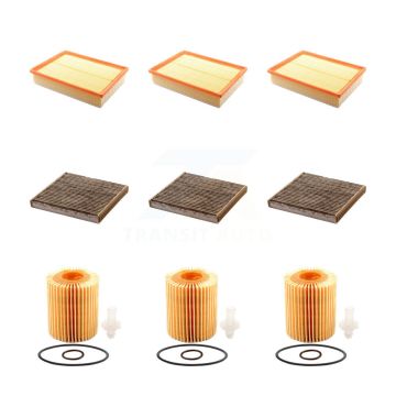 3x Air + 3x Cabin + 3x Engine Cartridge Oil Filter (9 Total) Kit For Toyota 4Runner Lexus KFM-101804