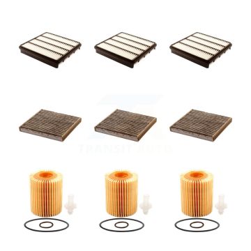 3x Air + 3x Cabin + 3x Engine Cartridge Oil Filter (9 Total) Kit For Toyota Tundra 4.0L KFM-101807