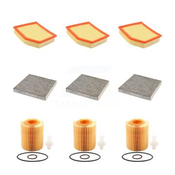 3x Air + 3x Cabin + 3x Engine Cartridge Oil Filter (9 Total) Kit For Lexus IS300 IS350 KFM-101809
