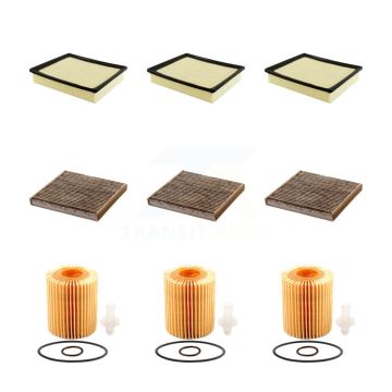 3x Air + 3x Cabin + 3x Engine Cartridge Oil Filter (9 Total) Kit For Toyota Tundra 4.0L KFM-101810