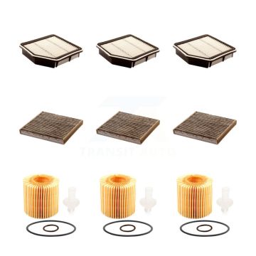 3x Air + 3x Cabin + 3x Engine Cartridge Oil Filter (9 Total) Kit For Lexus IS250 KFM-101812