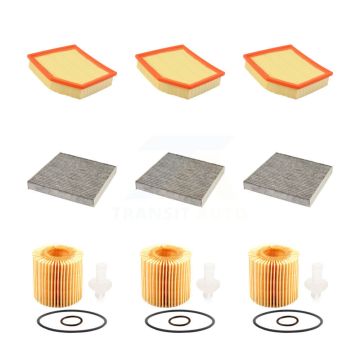 3x Air + 3x Cabin + 3x Engine Cartridge Oil Filter (9 Total) Kit For Lexus IS300 IS350 KFM-101814