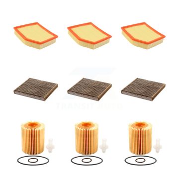 3x Air + 3x Cabin + 3x Engine Cartridge Oil Filter (9 Total) Kit For 08-11 Lexus GS460 KFM-101815