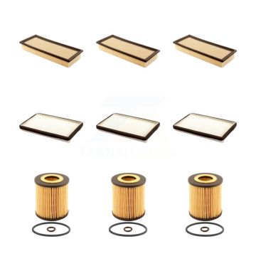 3x Air + 3x Cabin + 3x Engine Cartridge Oil Filter (9 Total) Kit For Ford Escape KFM-101819