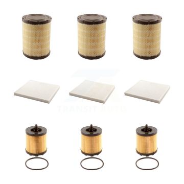 3x Air + 3x Cabin + 3x Engine Cartridge Oil Filter (9 Total) Kit For Saturn Ion 2.0L KFM-101830