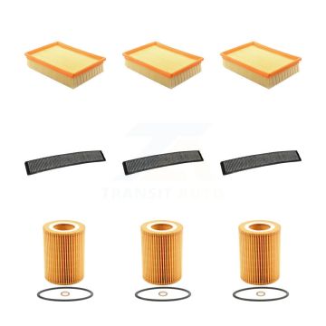 3x Air + 3x Cabin + 3x Engine Cartridge Oil Filter (9 Total) Kit For BMW 325i X3 330Ci Z3 KFM-101837