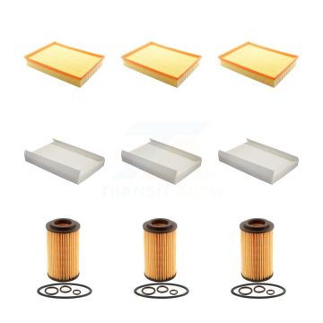 3x Air + 3x Cabin + 3x Engine Cartridge Oil Filter (9 Total) Kit For Dodge Sprinter 2500 KFM-101848