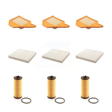 3x Air + 3x Cabin + 3x Engine Cartridge Oil Filter (9 Total) Kit For Dodge Grand Caravan KFM-101850
