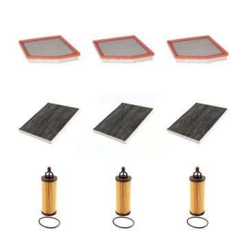 3x Air + 3x Cabin + 3x Engine Cartridge Oil Filter (9 Total) Kit For Chrysler Pacifica KFM-101864