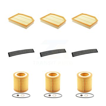 3x Air + 3x Cabin + 3x Engine Cartridge Oil Filter (9 Total) Kit For 07-10 BMW X3 3.0L KFM-101885