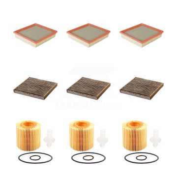 3x Air + 3x Cabin + 3x Engine Cartridge Oil Filter (9 Total) Kit For Toyota Highlander KFM-101890