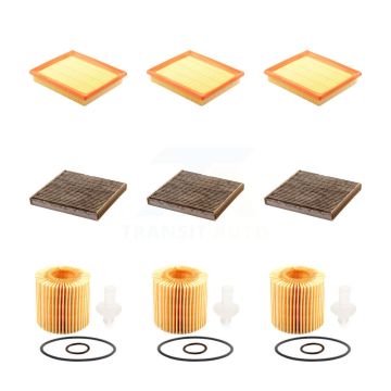 3x Air + 3x Cabin + 3x Engine Cartridge Oil Filter (9 Total) Kit For Toyota RAV4 Lexus KFM-101894