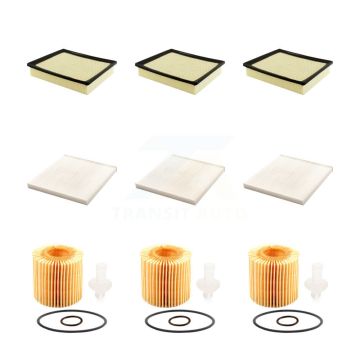 3x Air + 3x Cabin + 3x Engine Cartridge Oil Filter (9 Total) Kit For Toyota Tacoma 3.5L KFM-101897