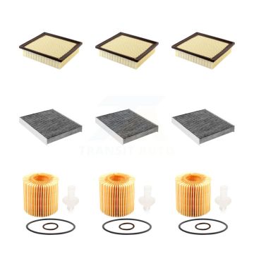 3x Air + 3x Cabin + 3x Engine Cartridge Oil Filter (9 Total) Kit For Lexus RX350 RX350L KFM-101899