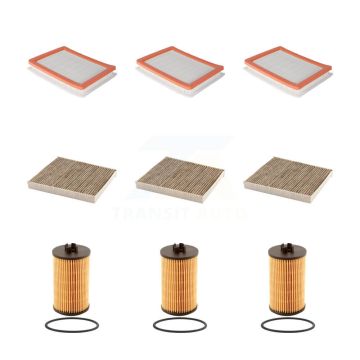 3x Air + 3x Cabin + 3x Engine Cartridge Oil Filter (9 Total) Kit For Chevrolet Equinox KFM-101913