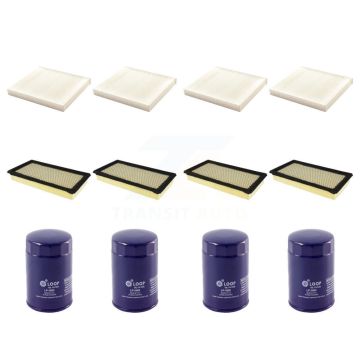 4x Air + 4x Cabin + 4x Engine Oil Filter (12 Total) Kit For 2009-2013 Mazda 6 3.7L KFM-101943