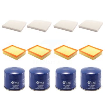 4x Air + 4x Cabin + 4x Engine Oil Filter (12 Total) Kit For Hyundai Sonata 2.4L KFM-101948