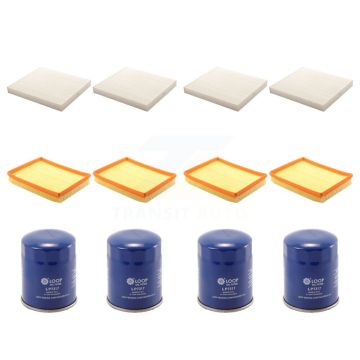 4x Air + 4x Cabin + 4x Engine Oil Filter (12 Total) Kit For 2009 Kia Optima Magentis 2.7L KFM-101951