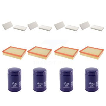 4x Air + 4x Cabin + 4x Engine Oil Filter (12 Total) Kit For Dodge Nitro Jeep Liberty 3.7L KFM-101957