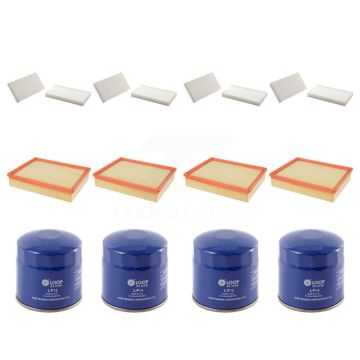 4x Air + 4x Cabin + 4x Engine Oil Filter (12 Total) Kit For 2007-2008 Dodge Nitro 4.0L KFM-101958