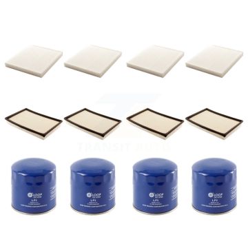 4x Air + 4x Cabin + 4x Engine Oil Filter (12 Total) Kit For Ram 3500 1500 2500 KFM-101959