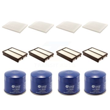 4x Air + 4x Cabin + 4x Engine Oil Filter (12 Total) Kit For Hyundai Tucson KFM-101964